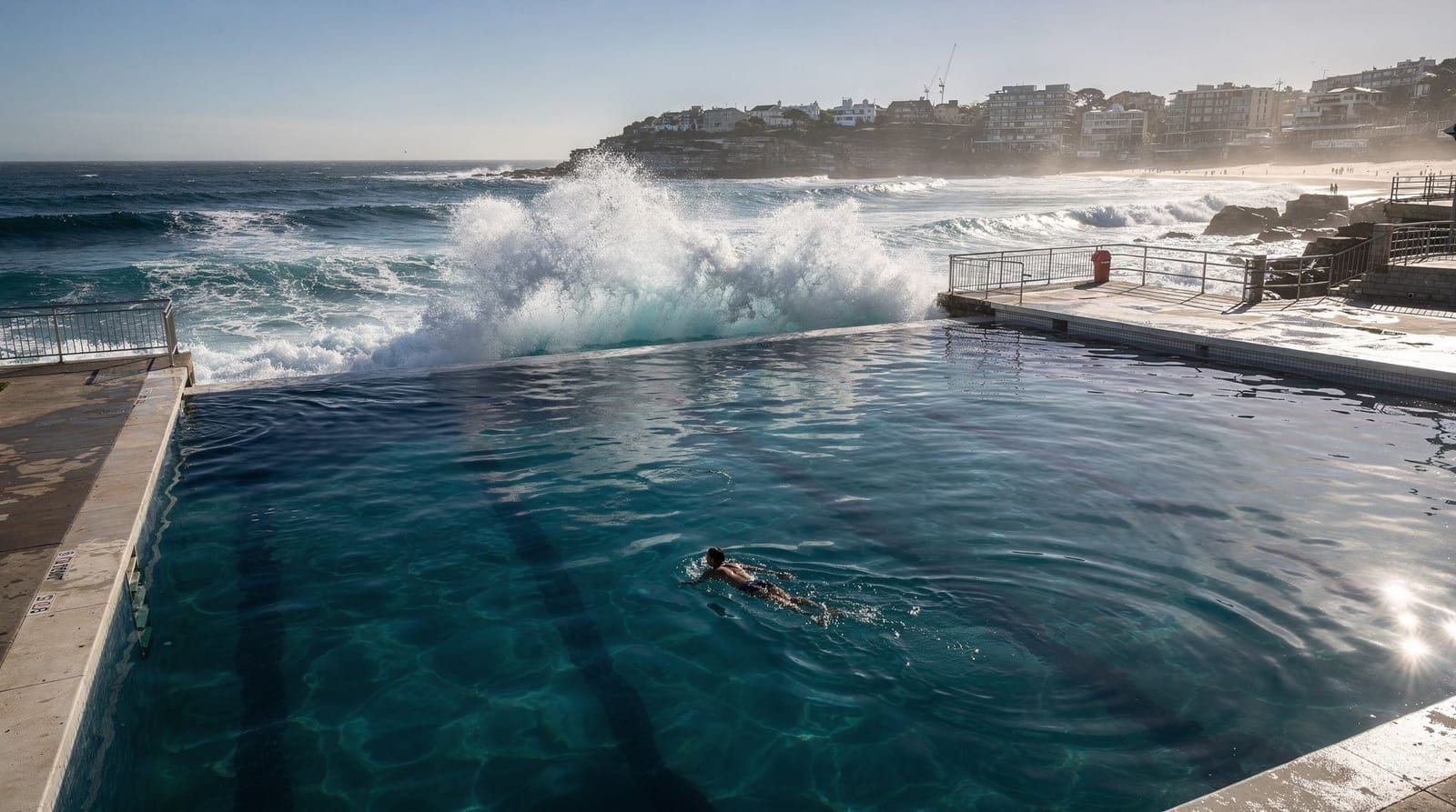 Swimming at Bondi Icebergs in winter — what it's actually like — The Bondi Icebergs pool is famous year-round, but winter is when it earns its na