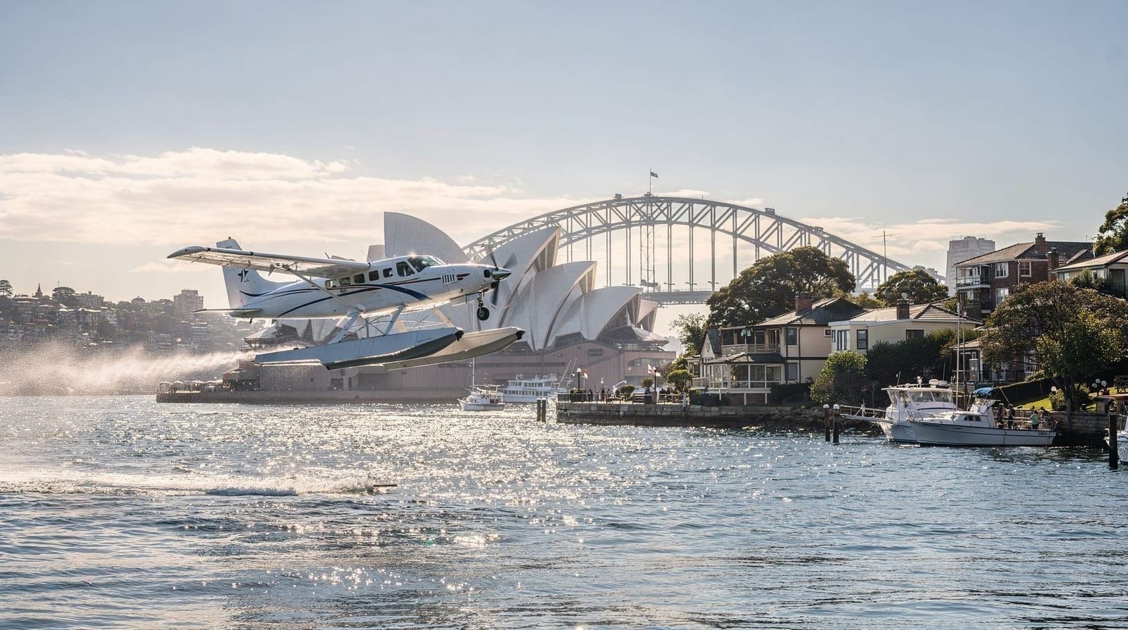 Seaplane flights Sydney — Rose Bay, routes, prices and honest guide 2026 — Guide to seaplane flights from Sydney in 2026. Rose Bay departures, routes to Pi