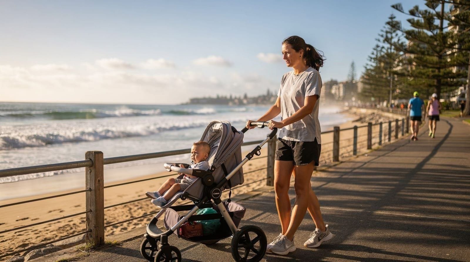 Travelling to Sydney with a baby — practical guide — Practical guide to Sydney with a baby or toddler — nappy change facilities, pram