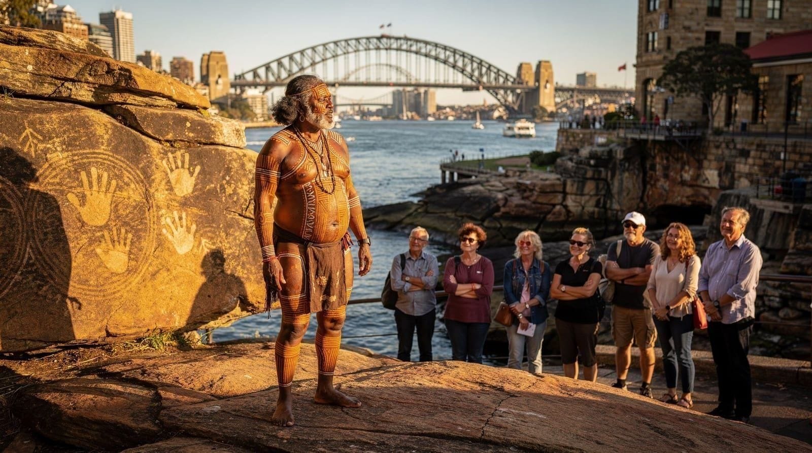 The Rocks Dreaming tour — Aboriginal heritage in Sydney's oldest district — The Rocks Dreaming walking tour — Aboriginal heritage of Sydney's oldest settlem