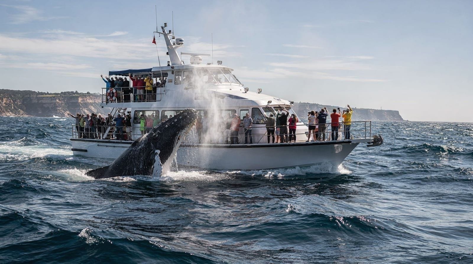 Whale-watching cruises from Sydney — boat types, timing, and what to expect — Sydney whale-watching cruise options — catamaran, speedboat, private, combo. Sea